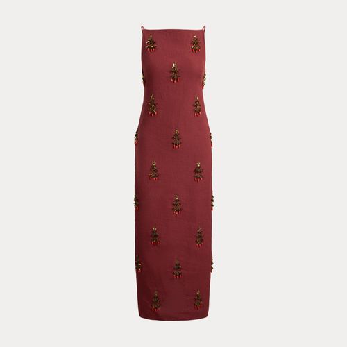 Robe perlée en lin - Polo Ralph Lauren - Modalova