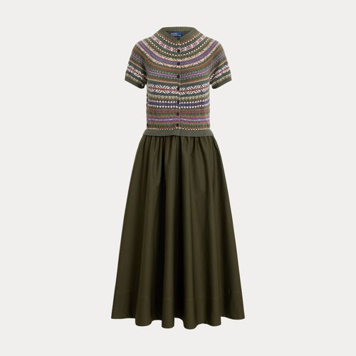 Robe hybride à corsage Fair Isle - Polo Ralph Lauren - Modalova