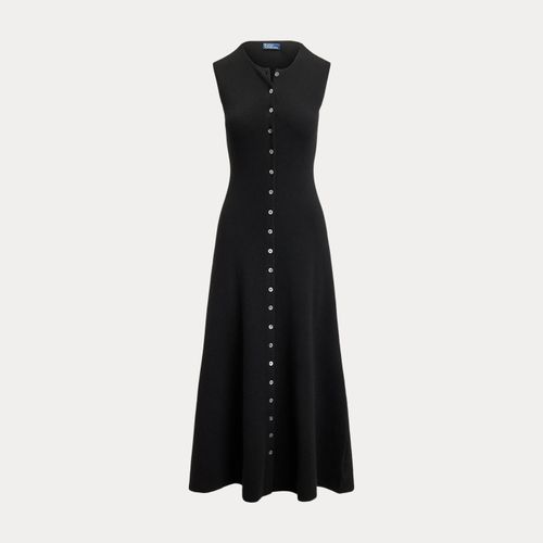 Robe boutonnée sans manches en laine - Polo Ralph Lauren - Modalova