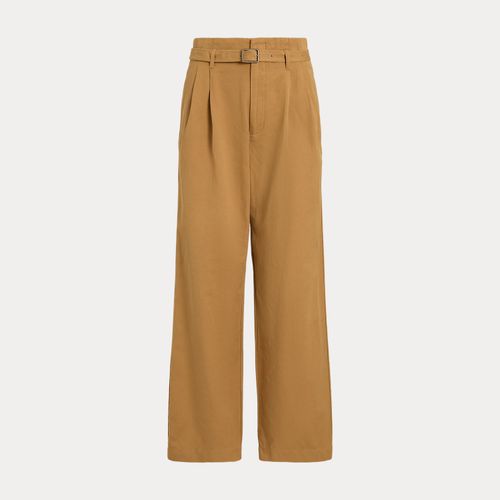 Pantalon à pinces cranté en coton et lin - Polo Ralph Lauren - Modalova