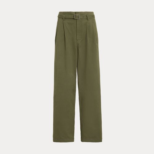 Pantalon à pinces cranté en coton et lin - Polo Ralph Lauren - Modalova