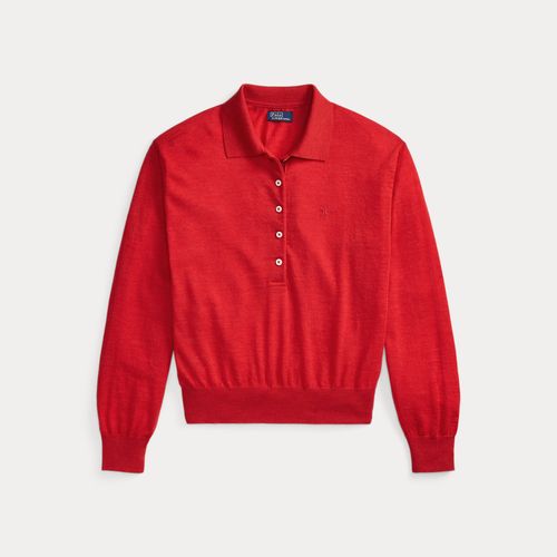 Pull col polo en laine - Polo Ralph Lauren - Modalova