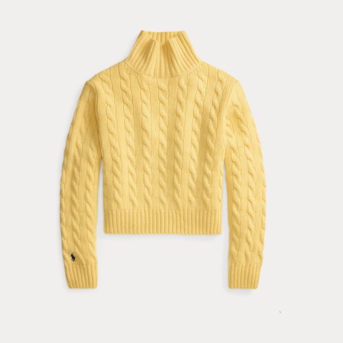 Pull col roulé torsadé laine cachemire - Polo Ralph Lauren - Modalova