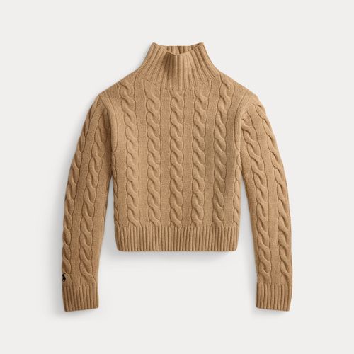 Pull col roulé torsadé laine cachemire - Polo Ralph Lauren - Modalova