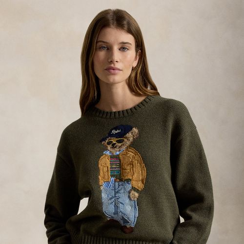 Pull col rond Polo Bear en coton - Polo Ralph Lauren - Modalova