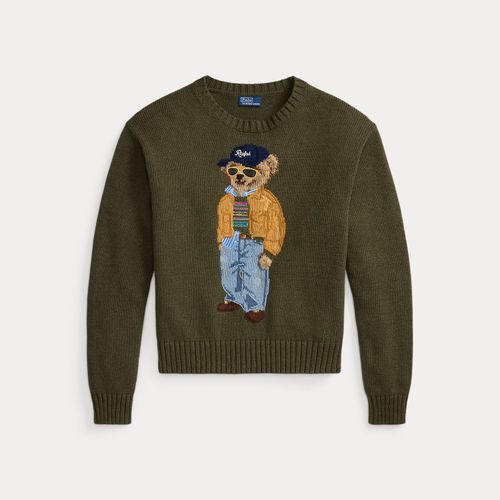 Pull col rond Polo Bear en coton - Polo Ralph Lauren - Modalova