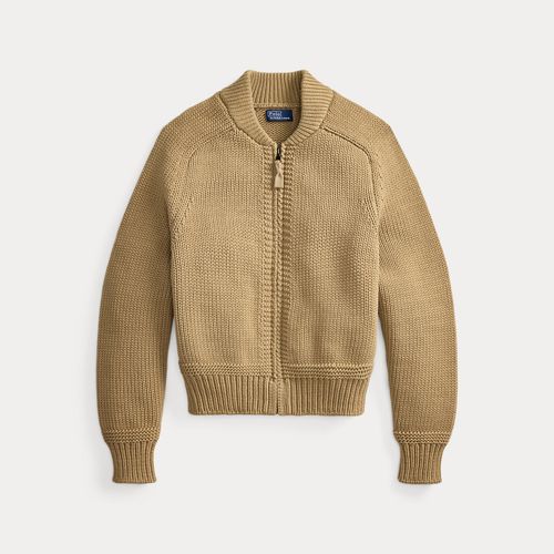 Pull en coton mélangé zippé - Polo Ralph Lauren - Modalova