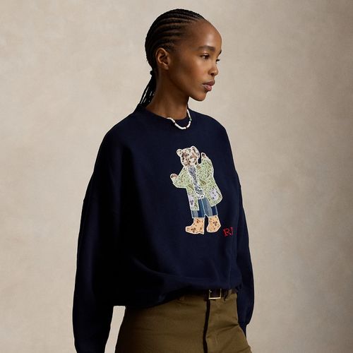 Col rond patchwork Polo Bear en molleton - Polo Ralph Lauren - Modalova
