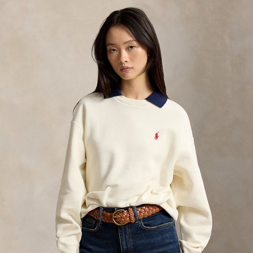 Pull col rond polo en molleton - Polo Ralph Lauren - Modalova