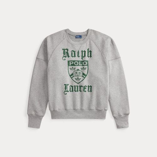 Col rond à écusson PRL en molleton - Polo Ralph Lauren - Modalova