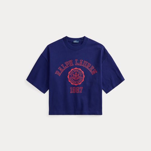 T-shirt à écusson en jersey de coton - Polo Ralph Lauren - Modalova