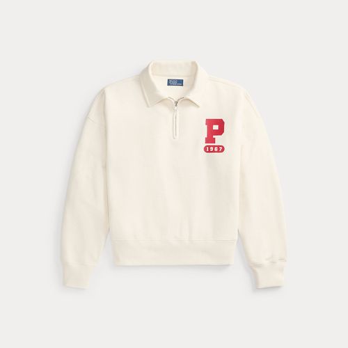 Pull demi-zippé logo P molleton flammé - Polo Ralph Lauren - Modalova