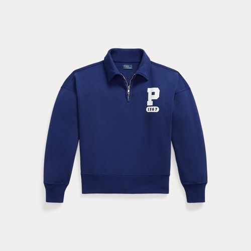 Pull demi-zippé logo P molleton flammé - Polo Ralph Lauren - Modalova