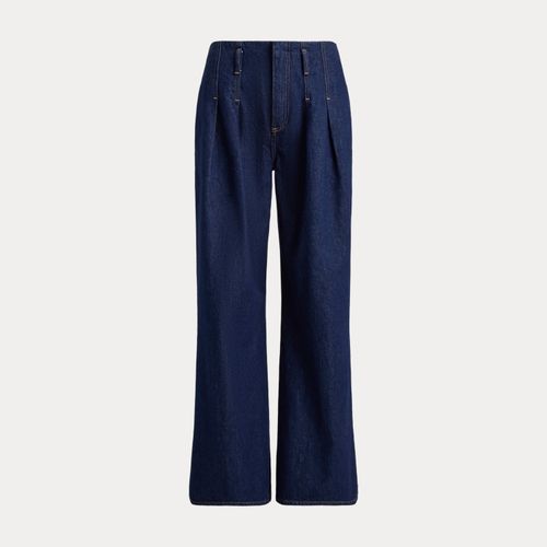 Jean plissé Flare à jambe large - Polo Ralph Lauren - Modalova