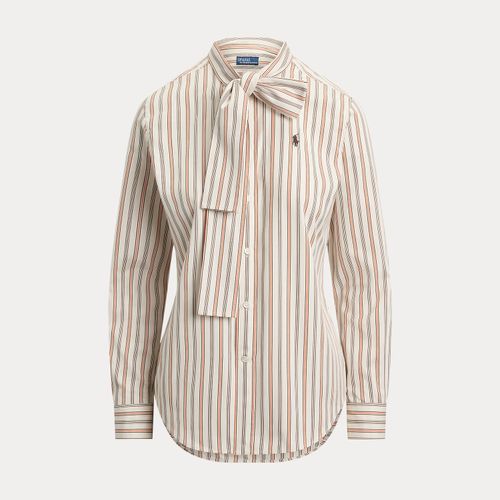 Chemise lavallière rayée coton Slim Fit - Polo Ralph Lauren - Modalova