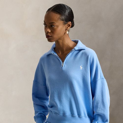 Pull demi-zippé en molleton léger - Polo Ralph Lauren - Modalova