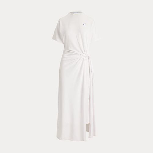 Robe t-shirt avec détail croisé - Polo Ralph Lauren - Modalova