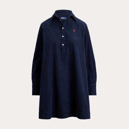 Robe-chemise plissée en velours côtelé - Polo Ralph Lauren - Modalova