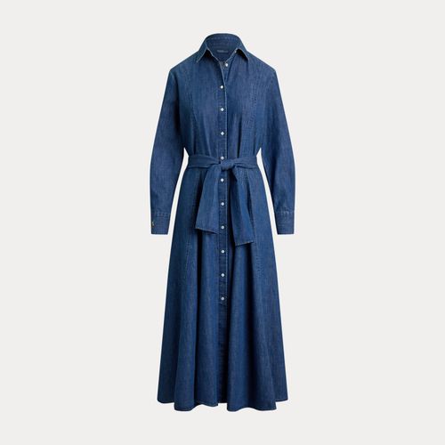 Robe-chemise en chambray ceinturée - Polo Ralph Lauren - Modalova