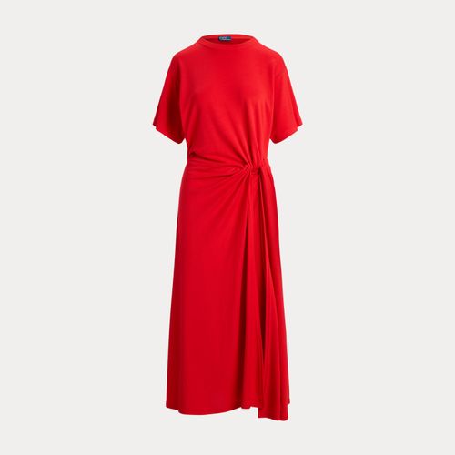 Robe t-shirt avec détail croisé - Polo Ralph Lauren - Modalova