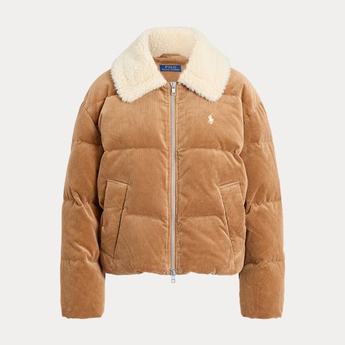 Doudoune en velours côtelé col molleton - Polo Ralph Lauren - Modalova