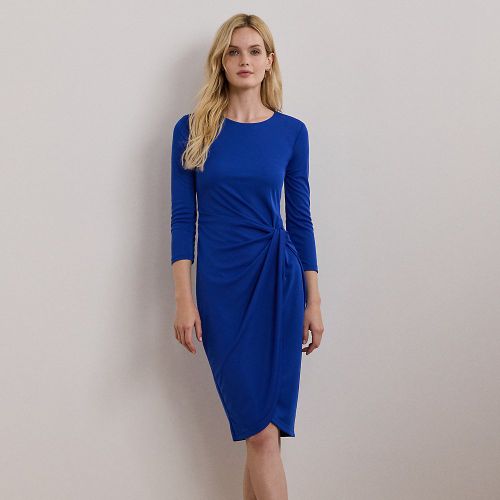 Robe à devant torsadé en jersey stretch - Lauren - Modalova