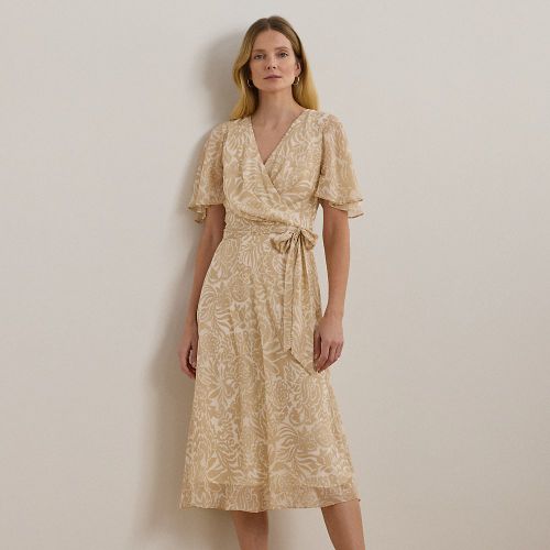 Robe en georgette fleurie froissée - Lauren - Modalova