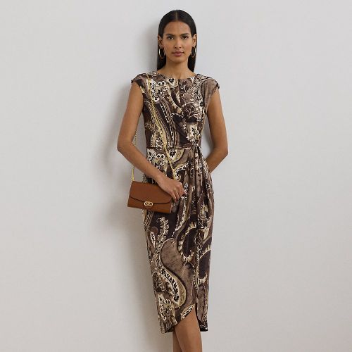 Robe lacée à motif en jersey stretch - Lauren - Modalova