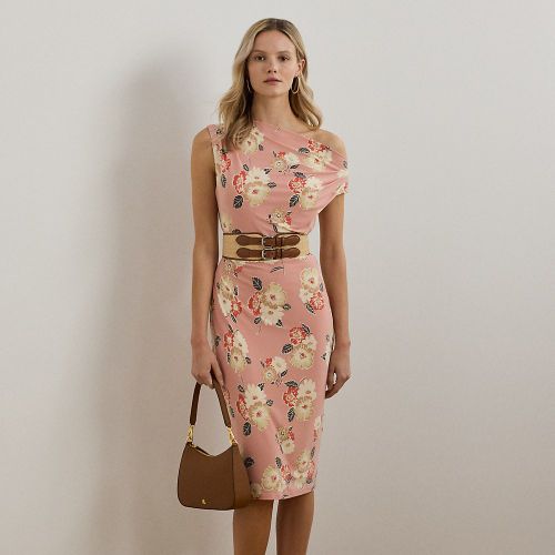 Robe fleurie aux épaules dégagées jersey - Lauren - Modalova