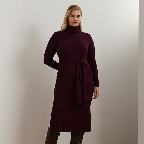 Grandes Tailles - Robe à col roulé à devant noué - Lauren Curve - Modalova