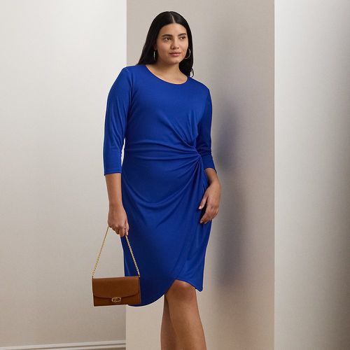 Grandes Tailles - Robe à devant torsadé en jersey stretch - Lauren Curve - Modalova