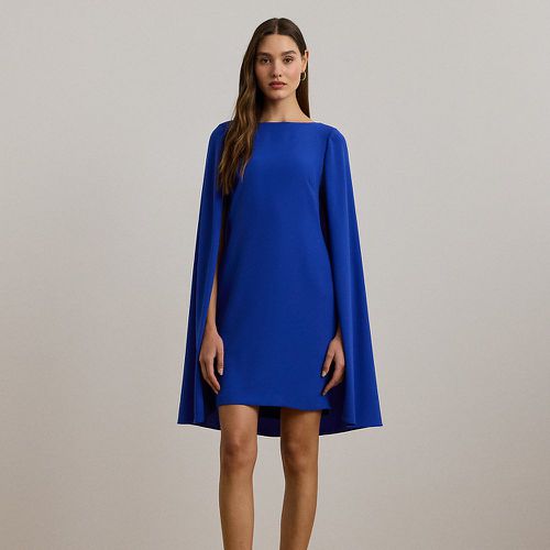 Robe de cocktail à cape en georgette - Lauren - Modalova