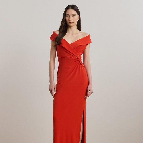 Robe de soirée jersey épaules dégagées - Lauren - Modalova