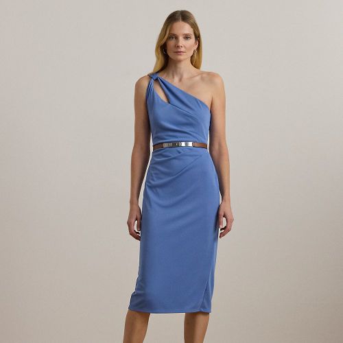 Robe de cocktail asymétrique en jersey - Lauren - Modalova