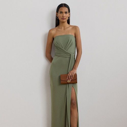 Robe sans bretelles en jersey plissé - Lauren - Modalova