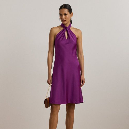 Robe de cocktail dos nu en charmeuse - Lauren - Modalova