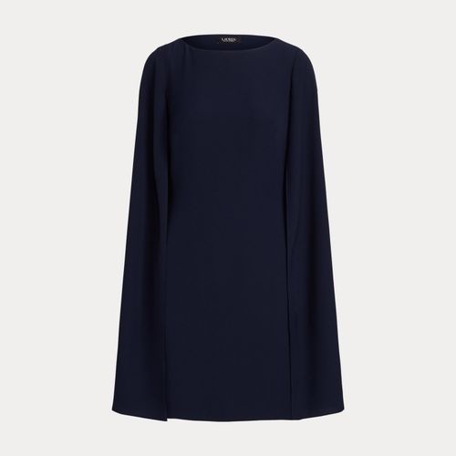 Robe de cocktail à cape en georgette - Lauren - Modalova