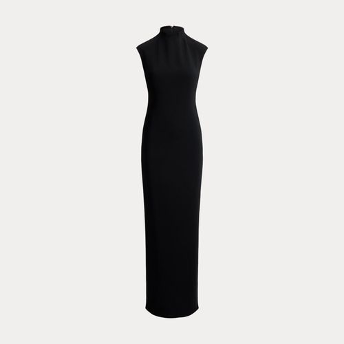 Robe à col cheminée en cady stretch - Lauren - Modalova