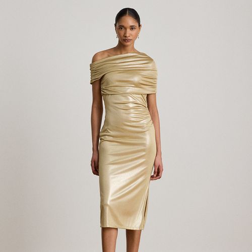 Robe métallisée aux épaules dégagées - Lauren - Modalova
