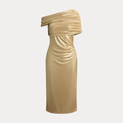 Robe métallisée aux épaules dégagées - Lauren - Modalova