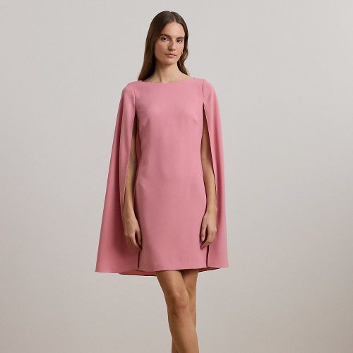 Petite - Robe de cocktail à cape en georgette - Lauren Petite - Modalova