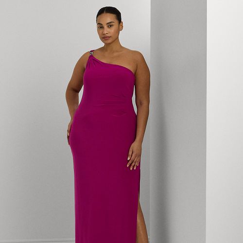 Grandes Tailles - Robe du soir asymétrique jersey - Lauren Curve - Modalova