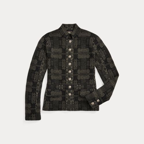 Veste pull jacquard laine et cachemire - RRL - Modalova