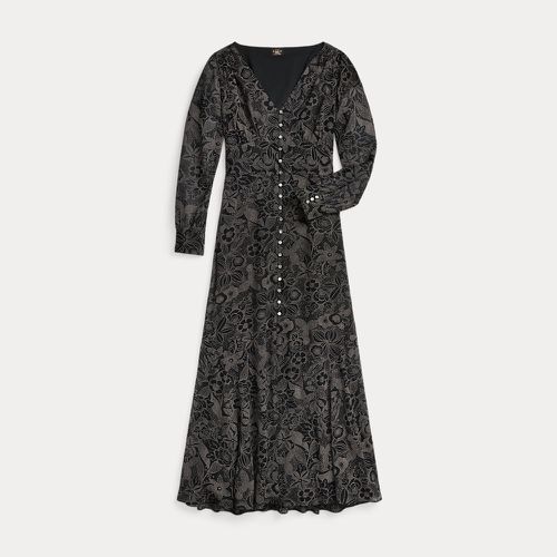 Robe à motif fleuri en voile de coton - RRL - Modalova