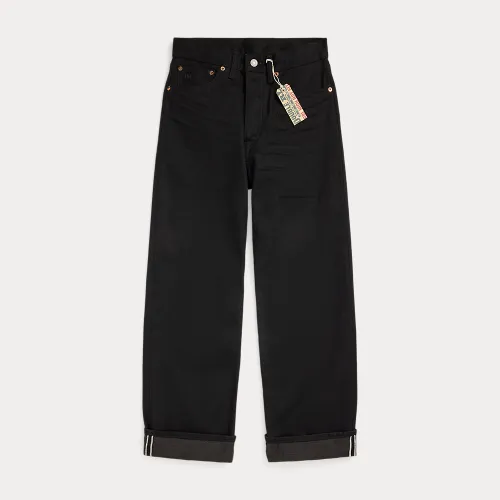 Jean selvedge High Boy Fit noir - RRL - Modalova