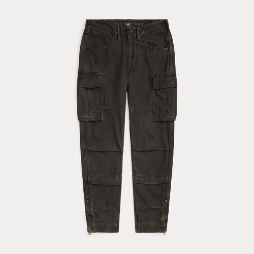 Pantalon cargo skinny en denim noir - RRL - Modalova