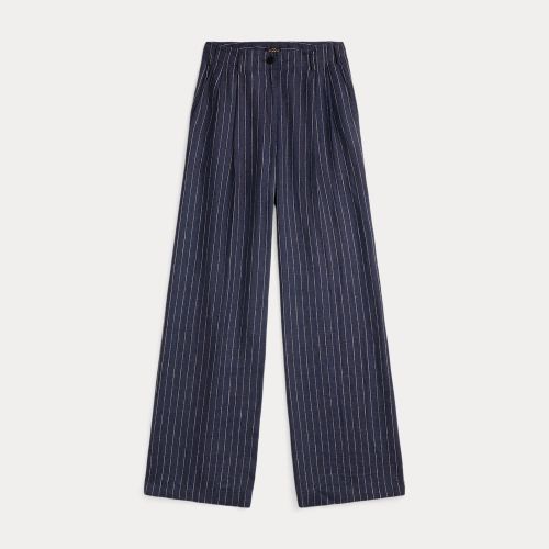 Pantalon en lin rayé - RRL - Modalova