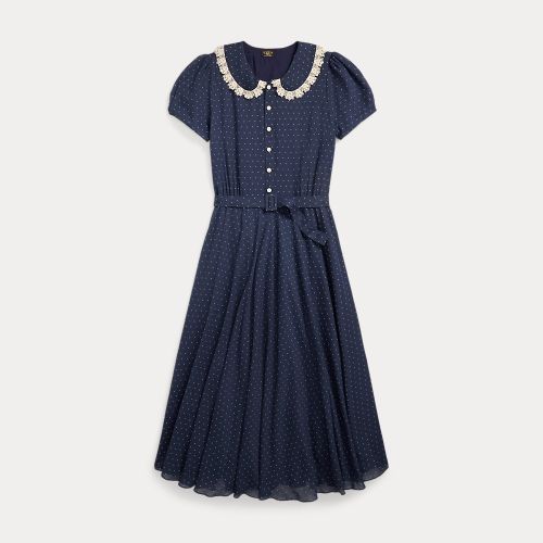 Robe ceinturée en dobby à pois - RRL - Modalova