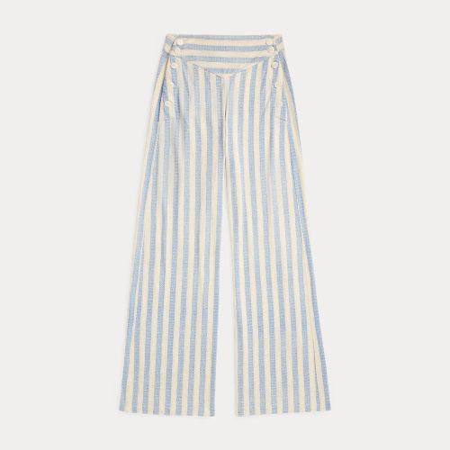 Pantalon rayé en jersey de lin et coton - RRL - Modalova