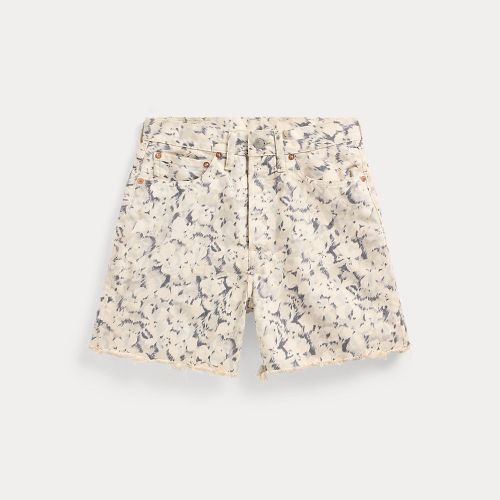 Short à motif fleuri en denim - RRL - Modalova